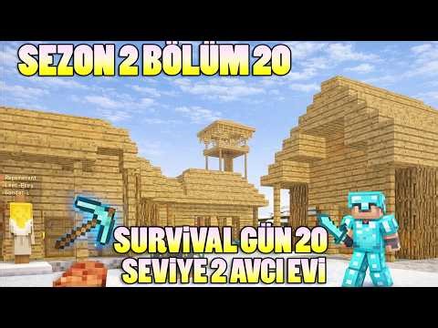 Minecraft Seviye 2 Avcı Evi Survival Sezon 2 Bölüm 20