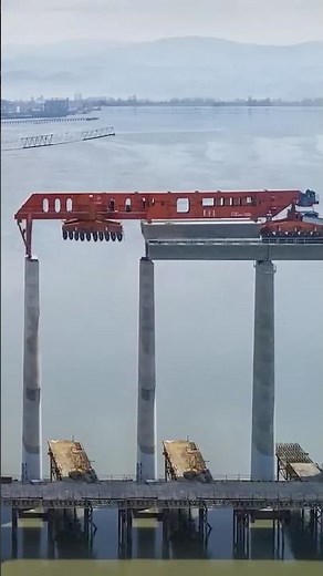 How Do You Build a Bridge in the Air?! 🌉🤯 #BridgeLaunching