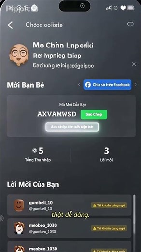 #roearn Get free Robux by entering the code in the description on roearn