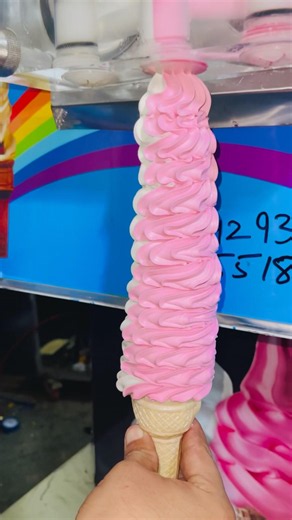 Industrial Ice Cream Machine Test — So Satisfying!”#shorts #trending #icecream #viral #softice