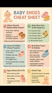 131K views · 253 reactions | Baby shoes cheat sheet #baby #momlife #ParentingTips #parenting #parenthood #ParentGuide #toddler #babydevelopment #babyshoes #babyshop | BabiesBlog | Facebook