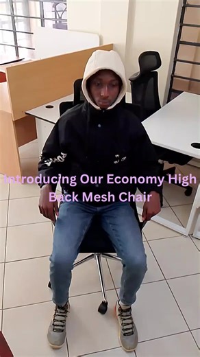 #economy high back mesh chair@Deltex furniture