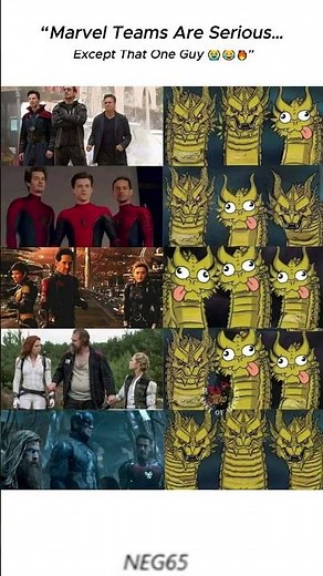 When Every Marvel Squad Has That ONE Silly Dragon 😂✨”