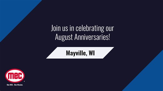 Join us in recognizing our MEC Mayville team members who recently celebrated milestone anniversaries. Your hard work is appreciated, and we’re proud to have you on the MEC team. #MEC #MECCareers #MetalFabrication #ServiceAward #Anniversary #WorkAnniversary #OneMEC #OneMECOneMission #ThankYou | Mayville Engineering Company, Inc.
