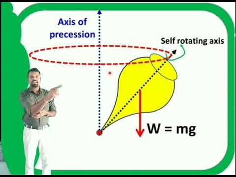 precessional motion - spinning top