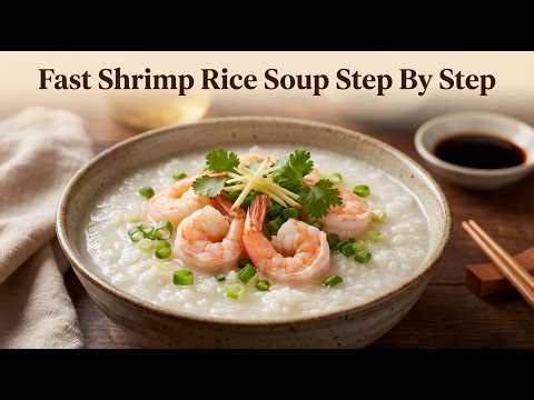 Fast Chinese Shrimp Rice Soup Step By Step Guide