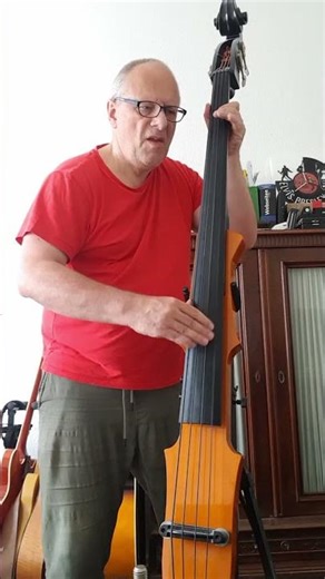 soul jazz walking bass Harley Benton DB02 AM Electric Upright Bass