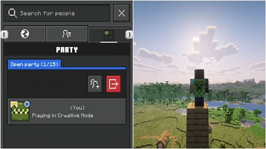 How to Use the Party System in Minecraft Bedrock Edition