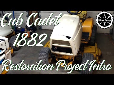 Cub Cadet 1882 Restoration Project Intro