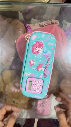 🤩🥰Beautiful pencil box with inbuilt calculator💕geometry box, compass box, stationery collection