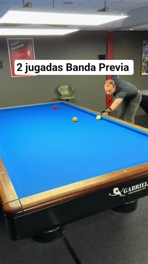 2 jugadas de billar 3 bandas #billar