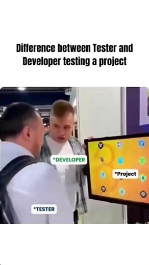 😂 The Developer vs Tester #developermemes #codingmemes #funny #tester #comedy