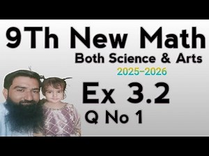 Math #New 9th #chpter 3# exercise 3.2#Question 1 #All parts