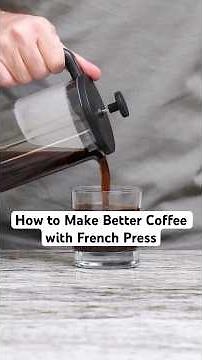 How to Brew Better Coffee With a French Press - Home Barista Tips - Tiken French Press #coffee
