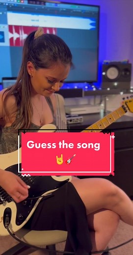 Let’s play ! Can you guess the song? Hint: it’s an 80’s classic 😍🎸❤️! #fy #fyp #music #guitar #guitartok #guitarra #guitarist #guitaristsoftiktok #femaleguitarist #guitarplayer #guitarsolo #guitarcover #guitars #femalemusicians #tiktokmusic #tiktokviral #guessthesong #80s #classicrock #musiciansoftiktok #musicians