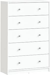 Tvilum Portland 5 Drawer Chest - White