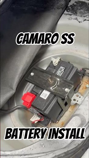 Camaro Battery Install #cars #automobile #battery #carbattery #camaross #automobile #mechanic #lsx