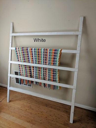 Painted Extra Wide Blanket Ladder, Very Large Farmhouse Quilt Rack Display, Oversized Decorative Towel Holder, Nursery, 5' 6 Foot Tall, Wide - Etsy