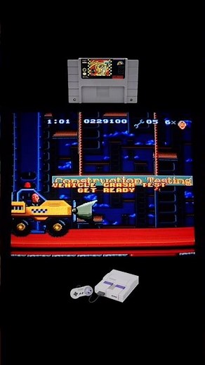 Incredible Crash Dummies (SNES) Vehicle Crash Test 2 #shorts #gameplay #retrogaming #supernintendo