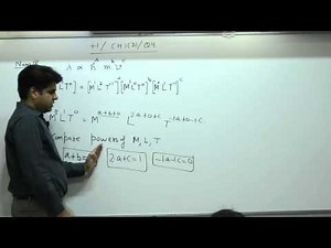 Class 10+1, Chapter 1D, Question 4,Using dimensions find time period of pendulum