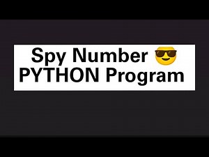 Spy Number Python program