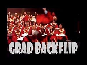 Backfliping at Highschool Graduation!