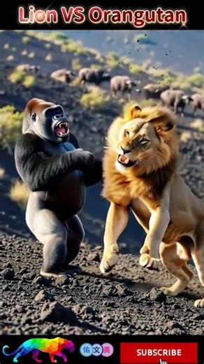 🦁Lion VS Orangutan🦍
