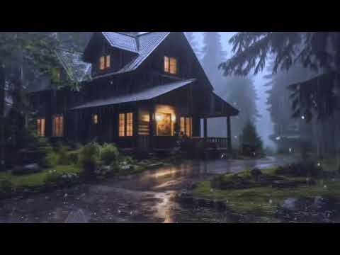 Moderate Rain Sounds for Sleep – Peaceful Rain Ambience All Night Long
