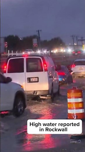 Overnight storms cause flooding in Rockwall