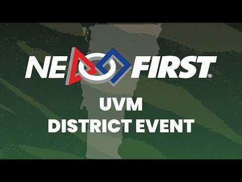 FIRST Robotics Competition REBUILT 2026 - NE FIRST UVM District Event Day 2