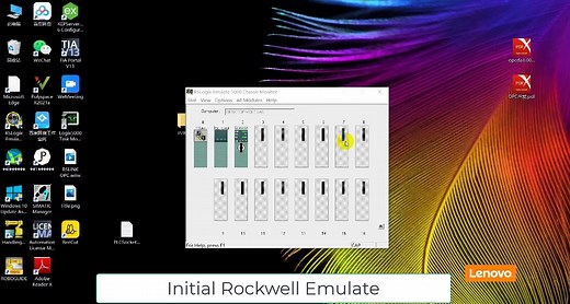 使用Rockwell PLC模拟器进行虚拟调试，自动从RSLink中读取数据进行网络发送，移动客户端联网进行数据监控