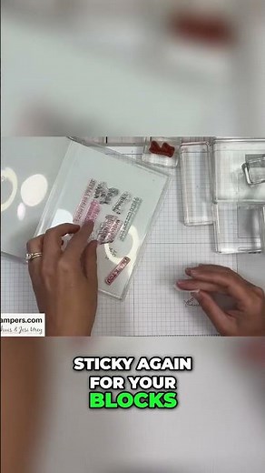 Fix Your Stamps: Restore Stickiness for Perfect Stamping! #shorts