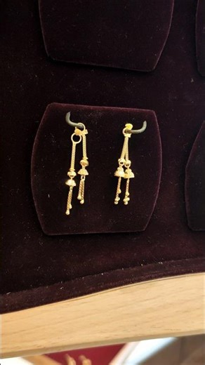 gold sui dhaga earring #ytshorts