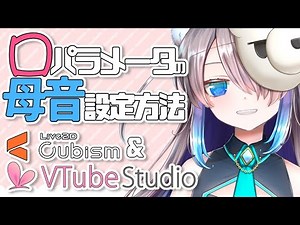 【Live2D&VtubeStudio】超簡単な口の母音パラメーター＆トラッキング設定方法
