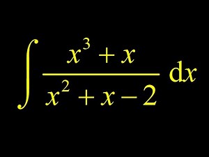 Partial fractions with long division: two linear factors in partial fractions decomposition.