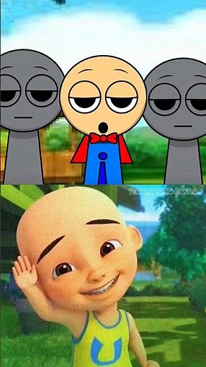 sprunki upin and Ipin #incredibox #animation #sprunki #upinipin
