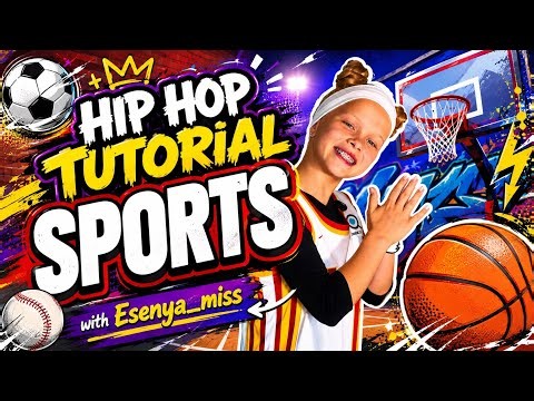 HIP HOP DANCE TUTORIAL for Kids 🔥 SPORTS EDITION | Easy Beginner Routine #tutorial #hiphop #dance