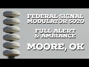 Federal Signal Modulator 5020 | Full Alert & Ambiance | Moore, Oklahoma | 4/15/23