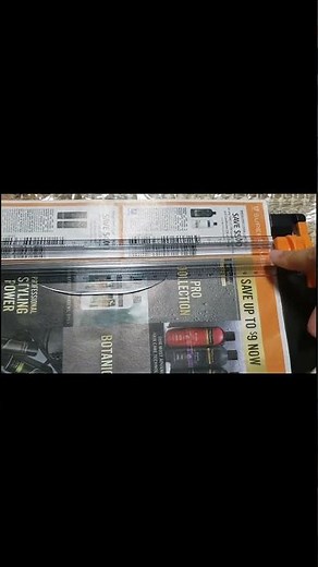 Efficiently Cut Coupons with a Paper Trimmer#couponing #savingmoney #papertrimmer