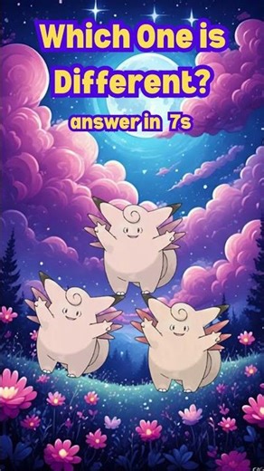 Which Clefable Is Different? Beat the Timer!