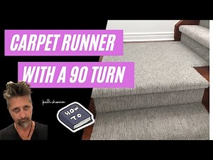How to Carpet Runner with a Right Turn Landing
