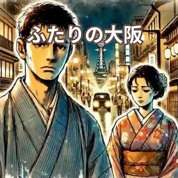 昭和な世界 シニア アニメ ふたりの大阪 都はるみ&宮崎雅 #昭和歌謡曲#デュエット