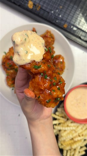 Crispy Honey Chipotle Chicken Tenders #shorts #food #viral