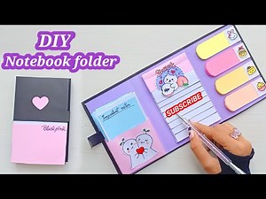DIY BLACKPINK NOTEBOOK FOLDER Organizer - Back to SCHOOL /how to make folder organizer / DIY