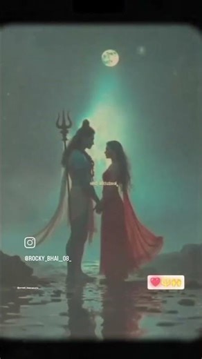 💞♥️shiva parvati love 😘💞🙏🕉️🔱