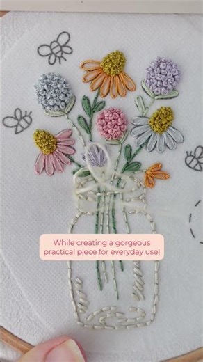 DIY Bee-themed Kitchen Towel!