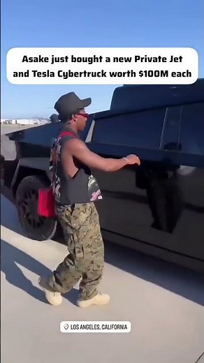 Asake just bought a brand new Private Jet and Tesla Cybertruck worth $100 million each 😱🔥