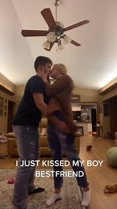 I just kissed my boy best friend #kissingmybestfriendchallenge #foryoupage #kissmybestfriends #soulmates #fyp #kissmybestfriend #bestfriend #crush | XPLOL