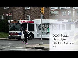 2005 Septa New Flyer D40LF 8043 on 57