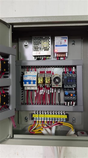 Lap dat Tủ điều khiển 1 máy bơm,bơm cho 2 bồn nước #phucthodien #tudieukhienmaybom #diencongnghiep #maybomnuoc #diennuoc